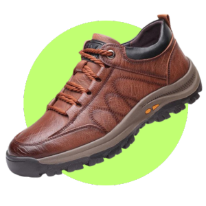 Chaussures Orthopédiques Habillées Homme - Cuir Synthétique Marron - Pointure 44 (10.5 US)