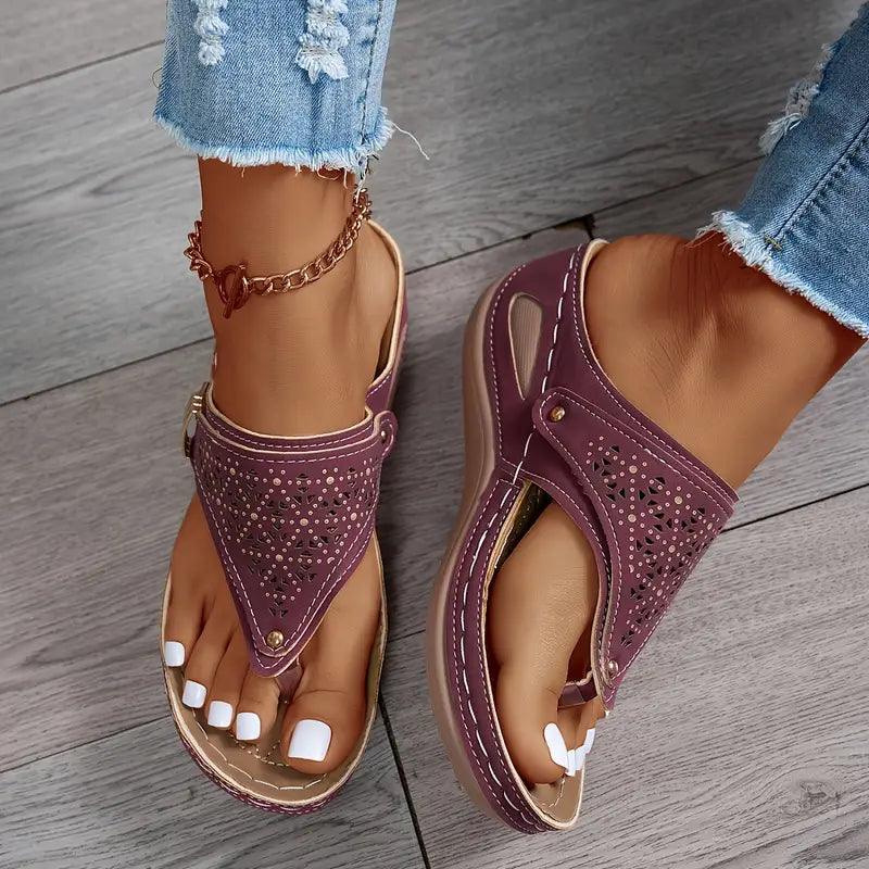 Sandales compensées De plage pour femme - Sill - Confort Orthopédique
