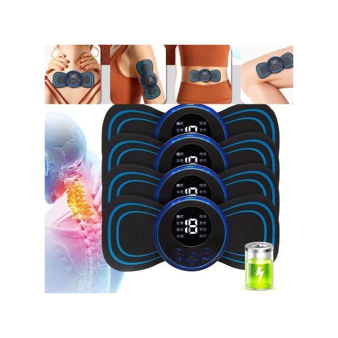 Masseur de cou électrique Rechargeable-Patch de Massage de vertèbre cervicale EMS Confort Orthopédique
