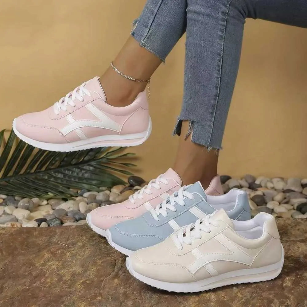Basket femme large devant - Pink / 41