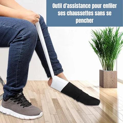 Enfile Chaussette Outil Flexible d'Aide - Confort Orthopédique