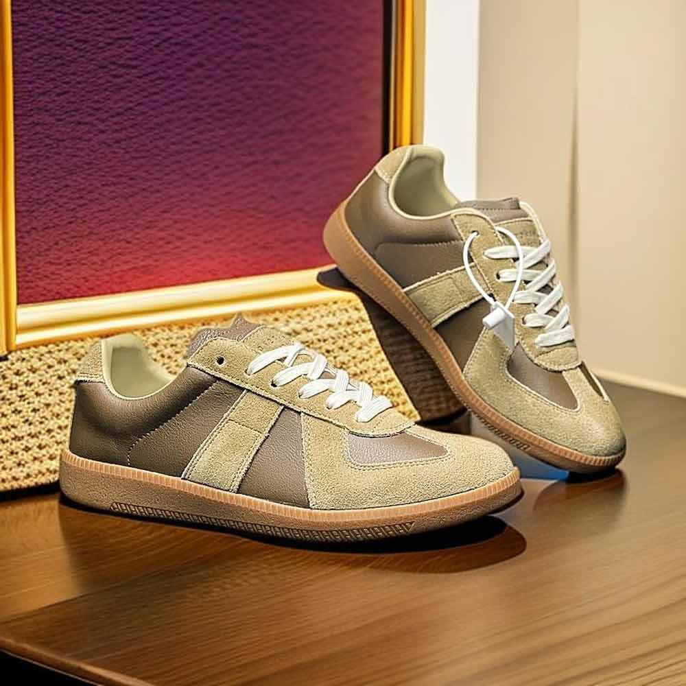 Basket femme rétro - 37 / Brun