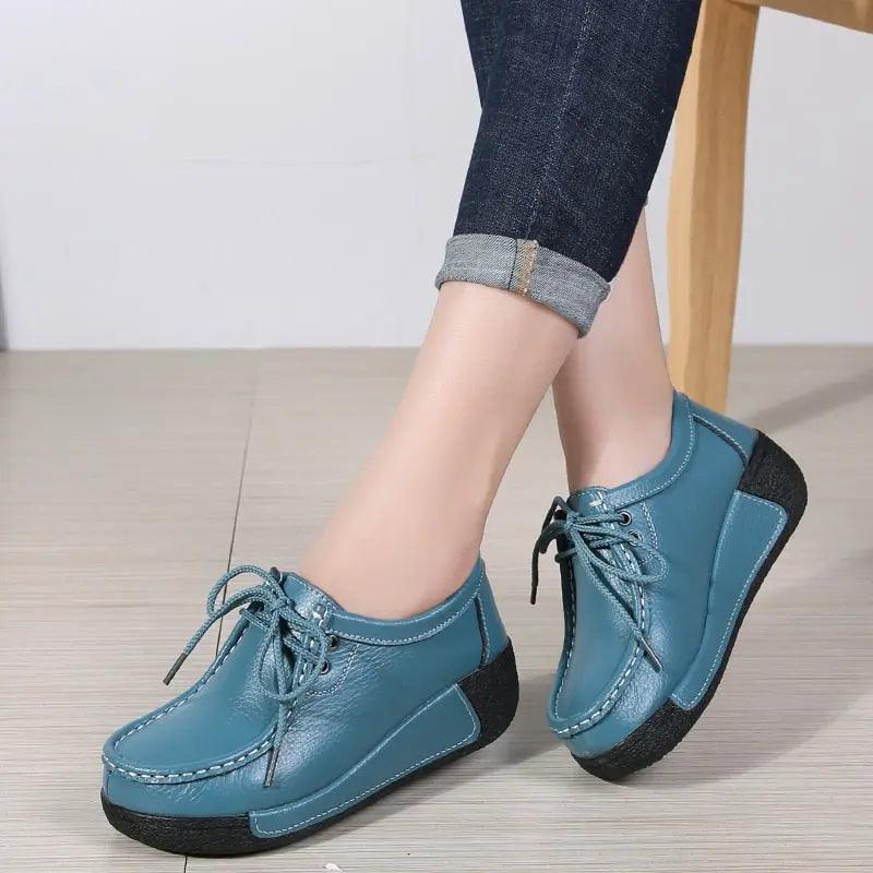 Chaussures orthopédiques respirantes en cuir pour Femme Anna Confort Orthopédique