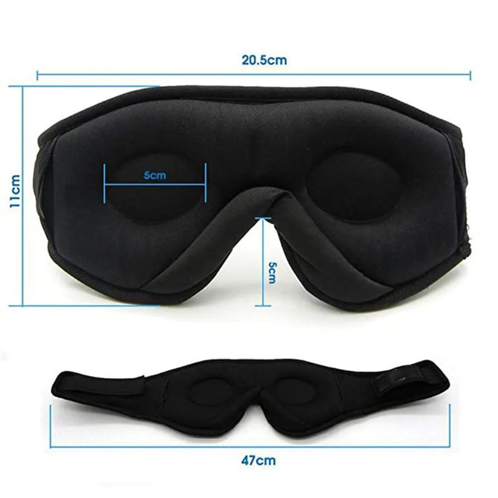 Masque pour les yeux occultant avec musique stéréo sans fil Confort Orthopédique
