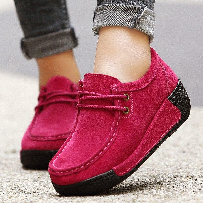 Chaussures orthopédiques à plate-forme de couture pour femmes - Coussy Confort Orthopédique