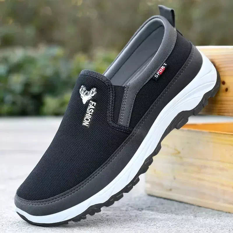 Mocassin orthopédique de ville pour les seniors - 38 / Black