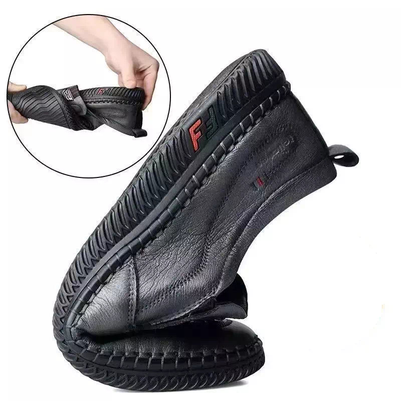 Mocassin orthopédique pour les seniors - 39 / Black