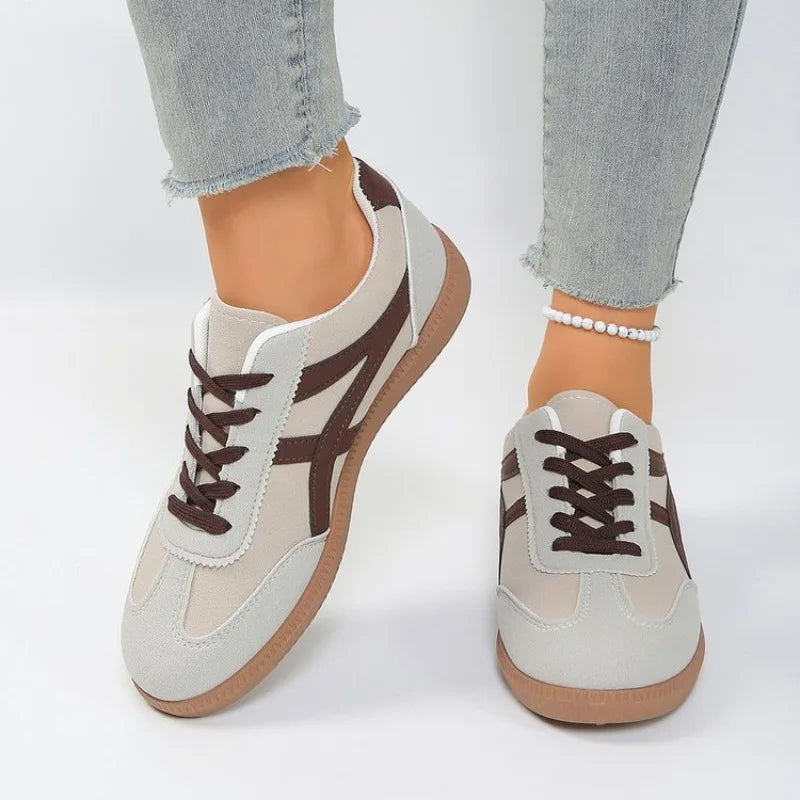 Basket orthopédique femme - Sneakers blanches confortables pour la saison