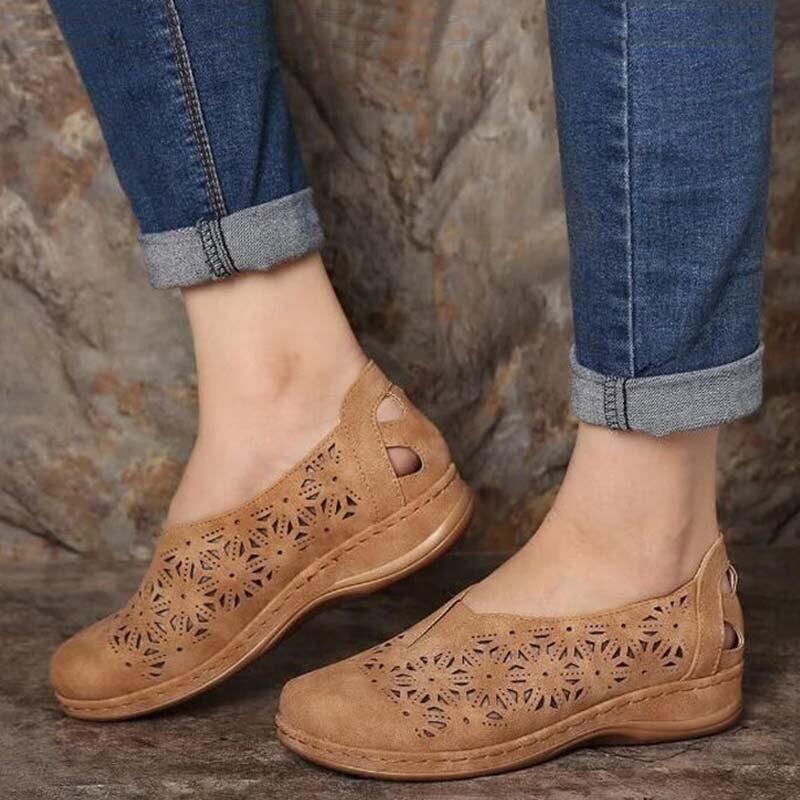 Sandales été à enfiler pour femmes - Syramica Confort Orthopédique