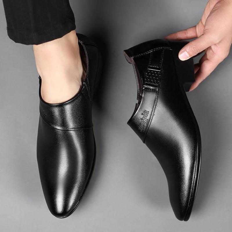 Chaussures de travail en cuir pour hommes - DAKY Confort Orthopédique