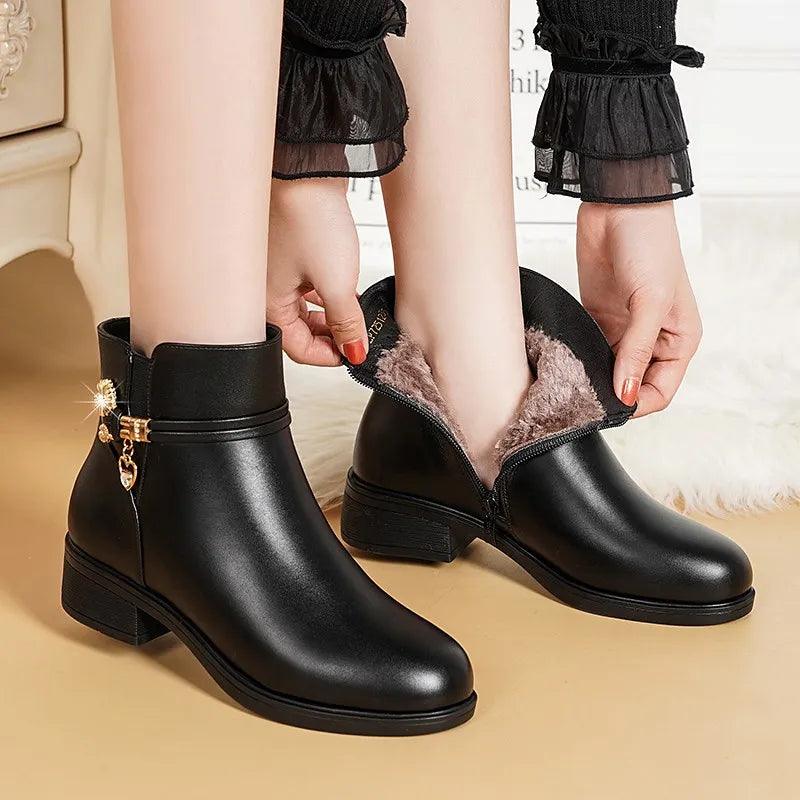 Bottes Style Sock Boots H&M - Imprimé Animal Bleu/noir - Taille 42 EU / UK 8