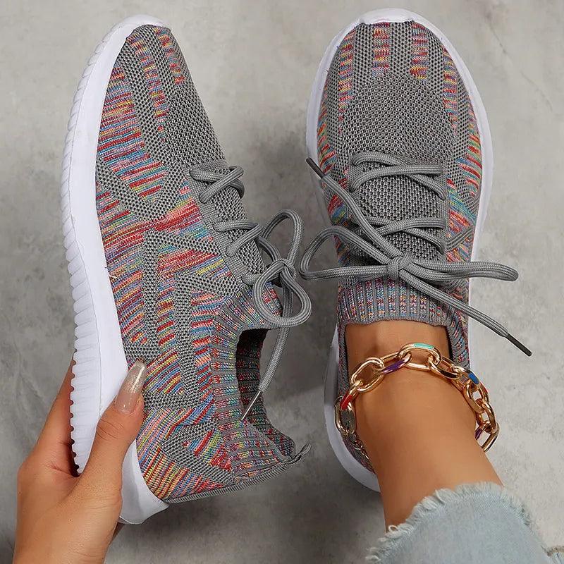 Basket Femme - Tendance Tropicale Confort Orthopédique
