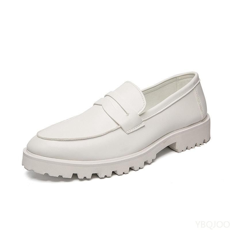 Chaussures provoquées classiques en cuir pour hommes - Beko Confort Orthopédique