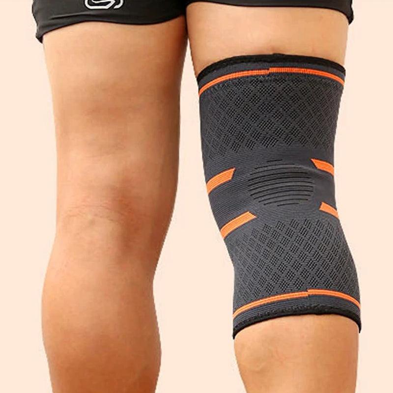 Orthèse genou orange - Confort Orthopédique