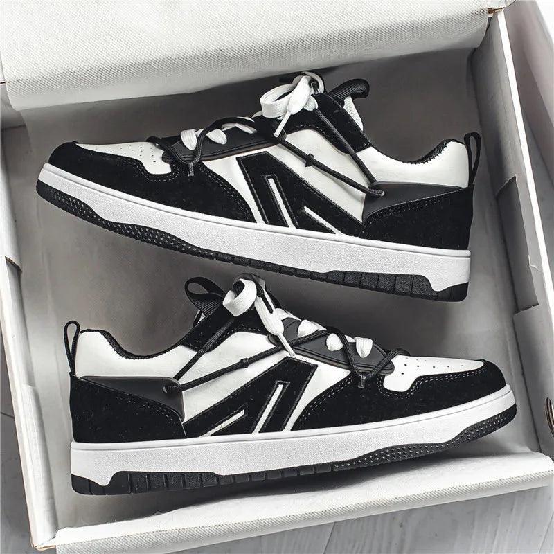 Chaussures Orthopédiques de skate basses avec lacets contrastés pour femmes - Ryler - Confort Orthopédique