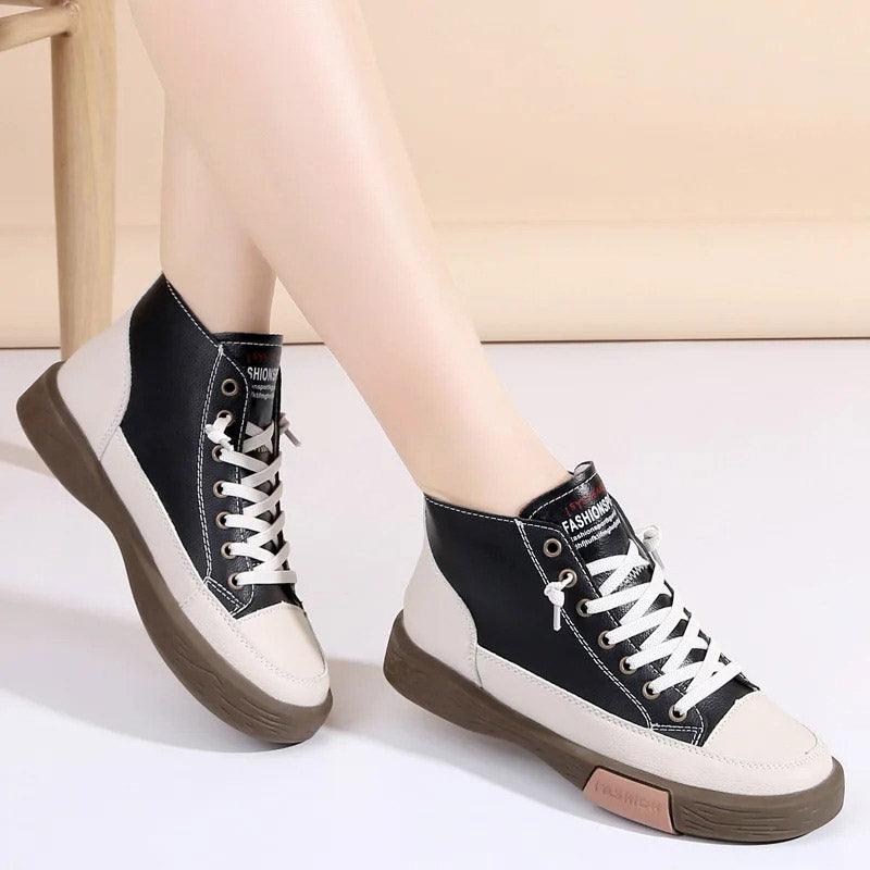 basket taupe femme - Confort Orthopédique