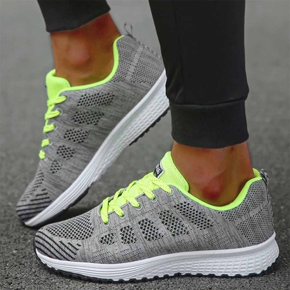 Baskets souple femme - 36 / Gris clair