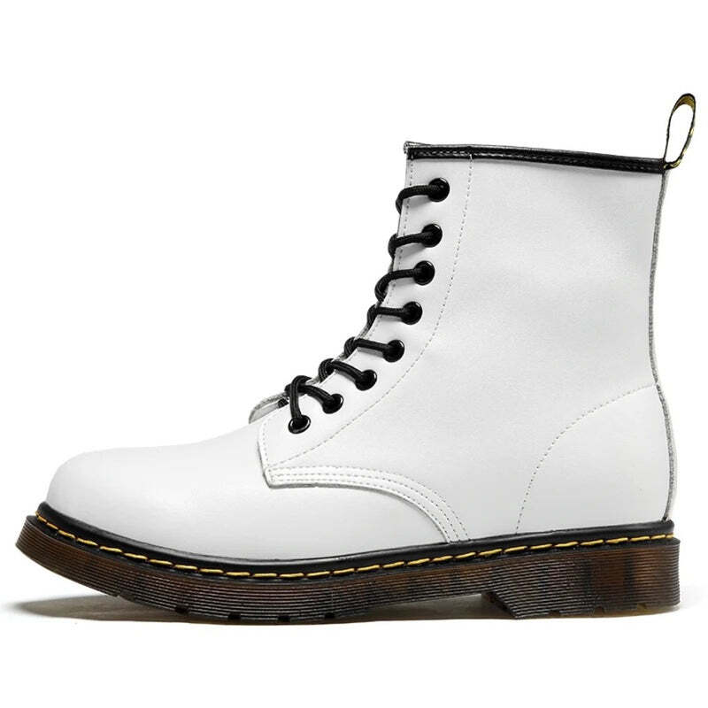 Bottines à lacets pour homme - 37 / Blanc