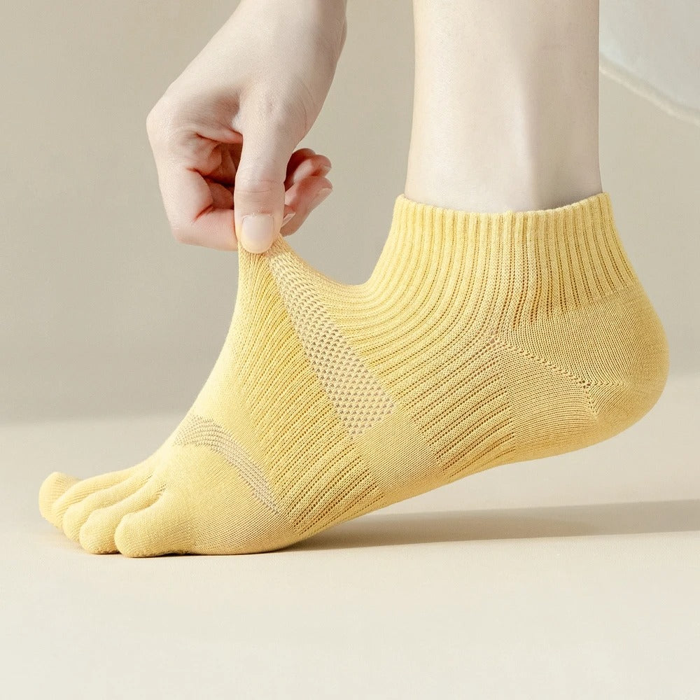 Chaussettes orteils séparés orthopédie - 37 / Jaune
