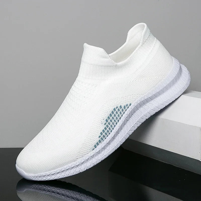 Sneakers de ville confortables pour homme - 38 / Blanc