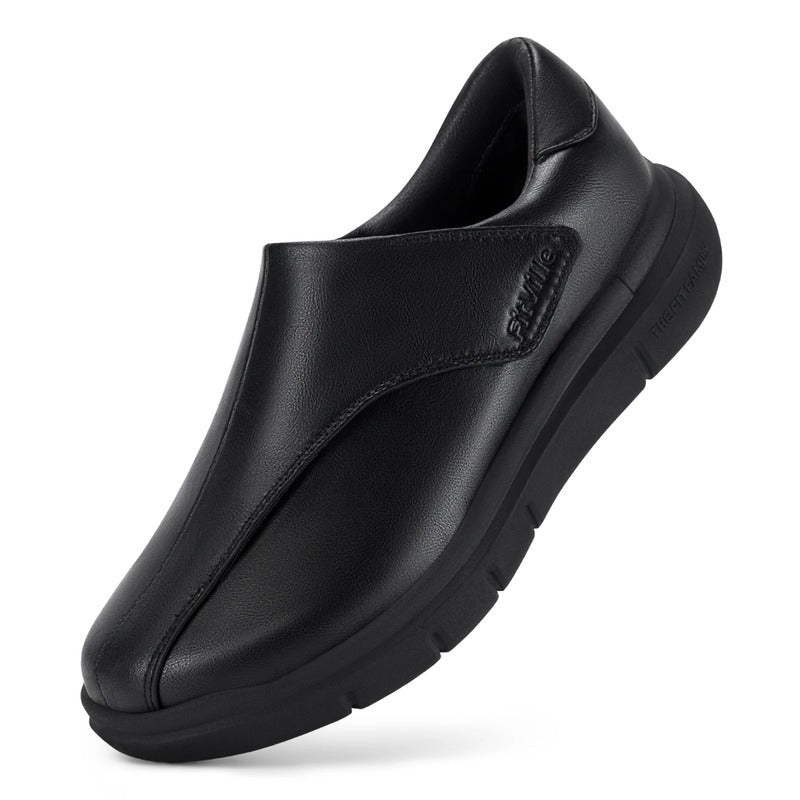 Chaussures à scratch faciles à enfiler pour personne âgée - 44 / Chocolate