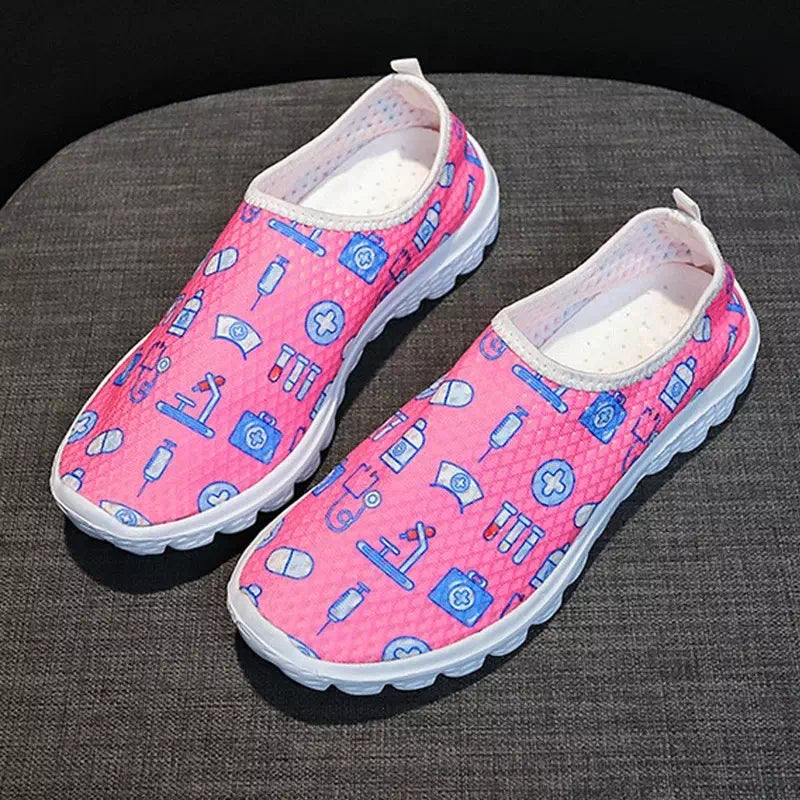 Chaussures confortables Respirantes à motifs - 38 / Blanc