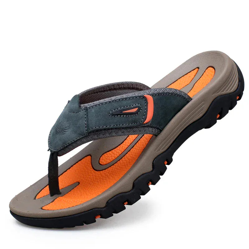 Claquettes Orthopédiques de Plage pour Hommes - Noir / 38