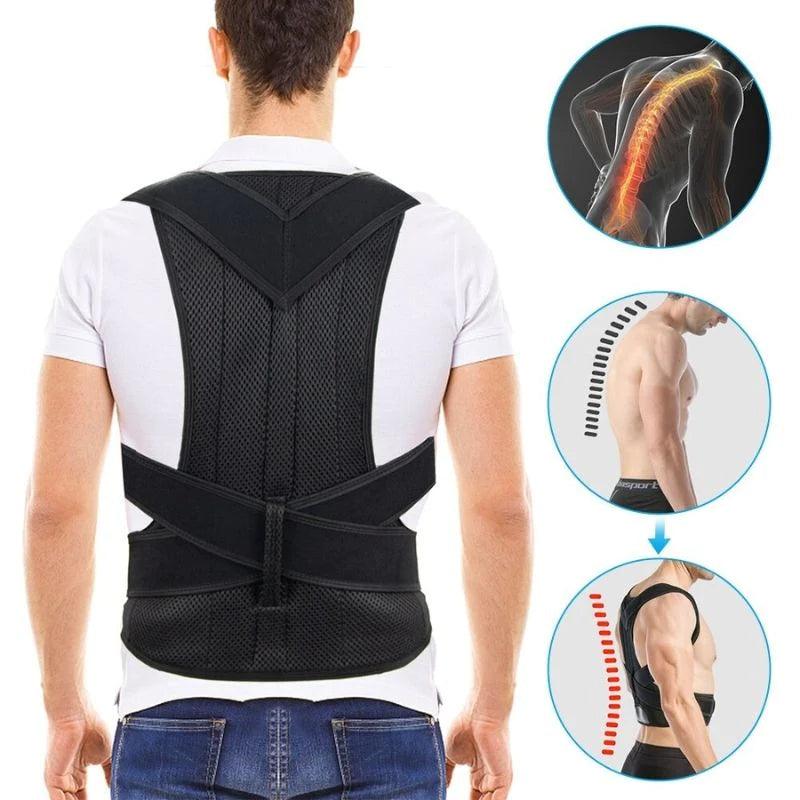 Correcteur de Posture avec barre en alliage Confort Orthopédique
