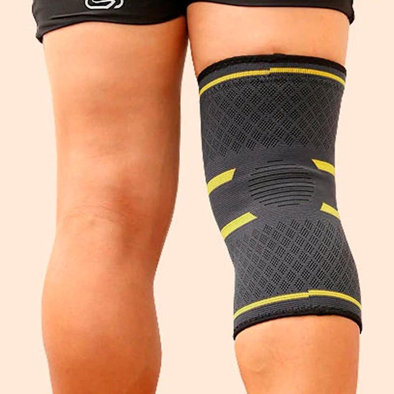 Orthèse genou jaune - Confort Orthopédique
