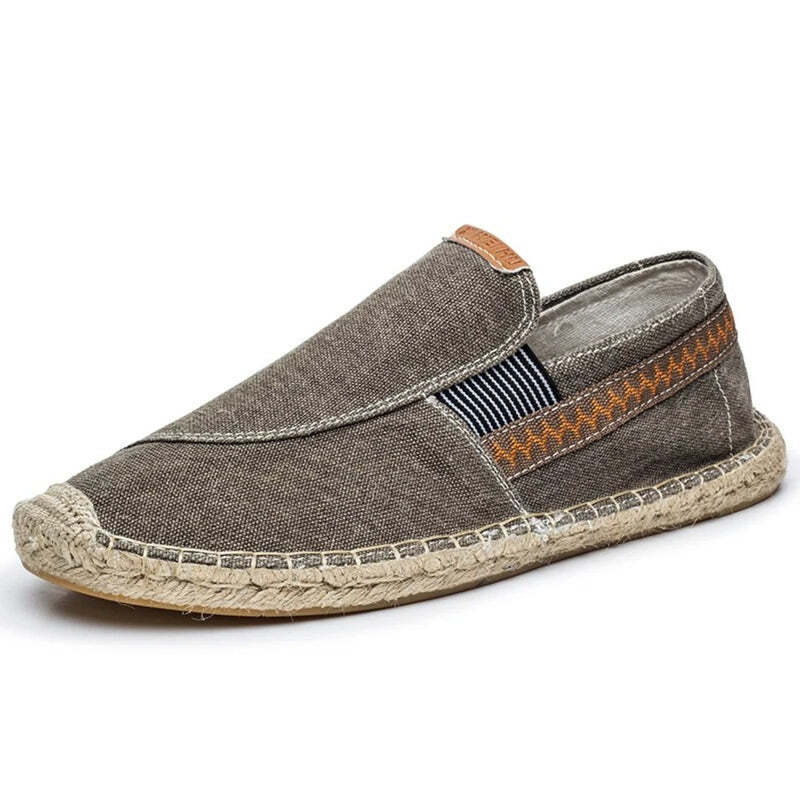 Espadrilles en toile bleu marine pour homme - 40 / DarkKhaki