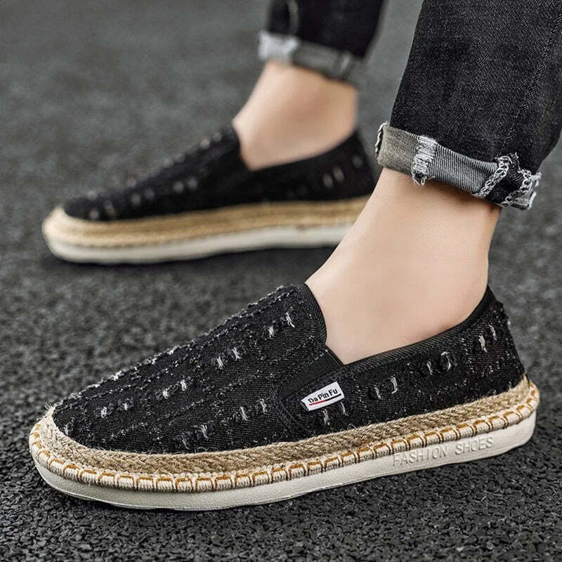 Espadrilles pour homme en toile - 42 / RoyalBlue