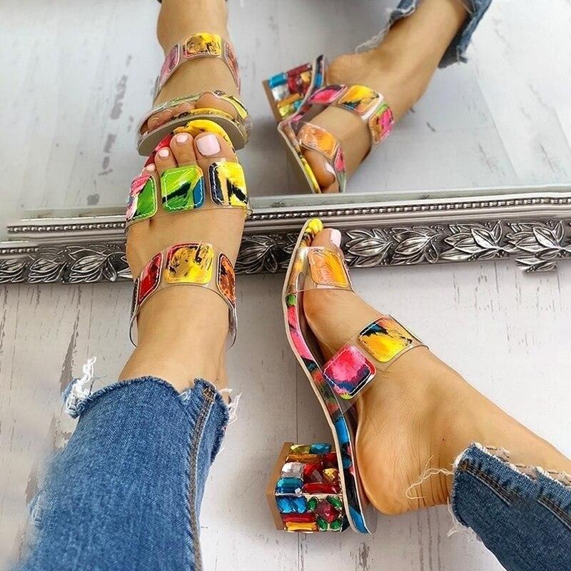 Sandales orthopédique femme Mavi™ à talons carrés Confort Orthopédique