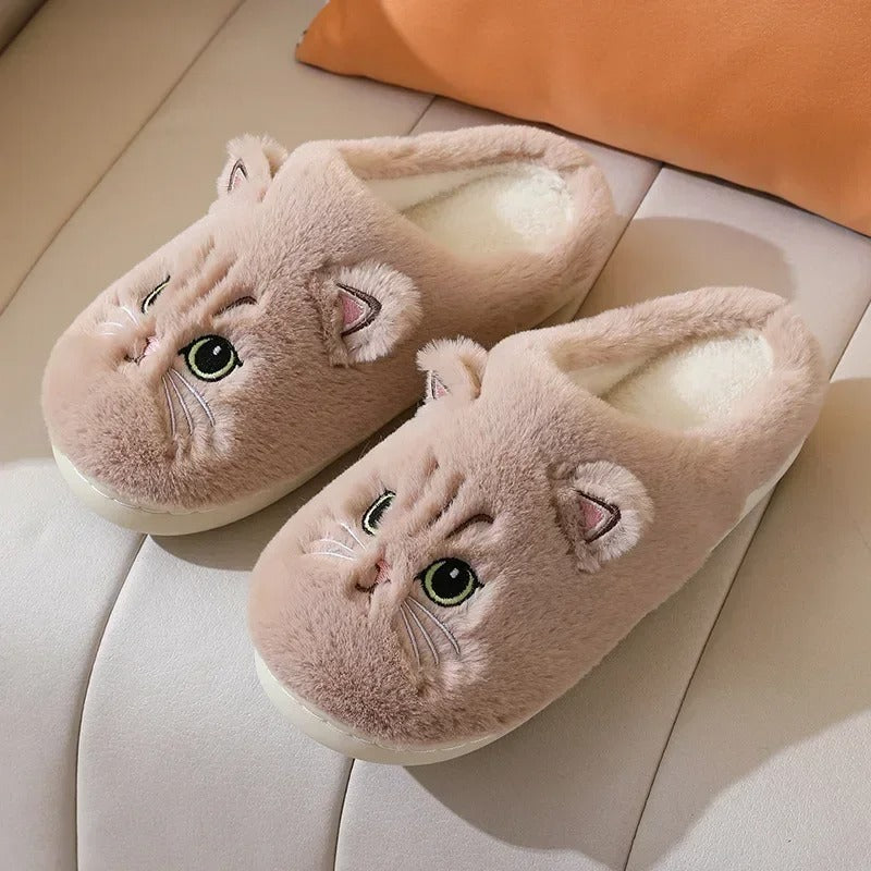 Pantoufle petit chat - 37 / Silver