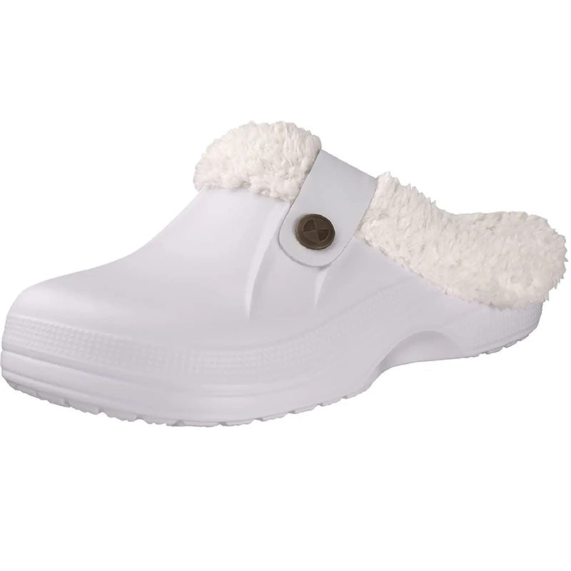 pantoufles d'hiver pour hommes - 36 / Blanc