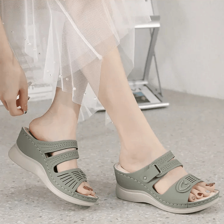 Sandale Orthopédique Femme Style Décontracté Confort Orthopédique