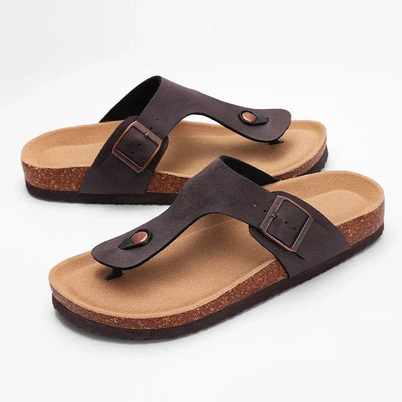 Sandales Orthopédiques Antidérapantes et Confortables pour Hommes et Femmes - Noir / 40