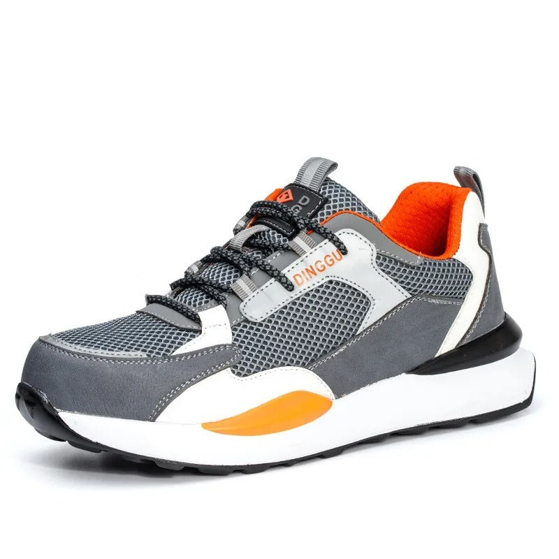 Sneakers de sécurité confortables - 45 / Silver
