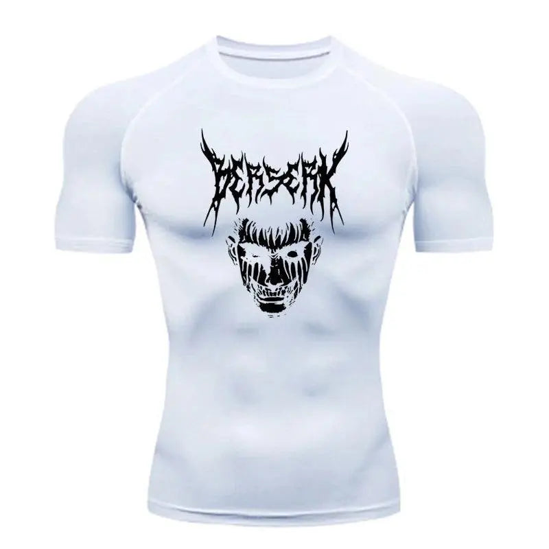 T-shirt compression anime - Noir / XXL