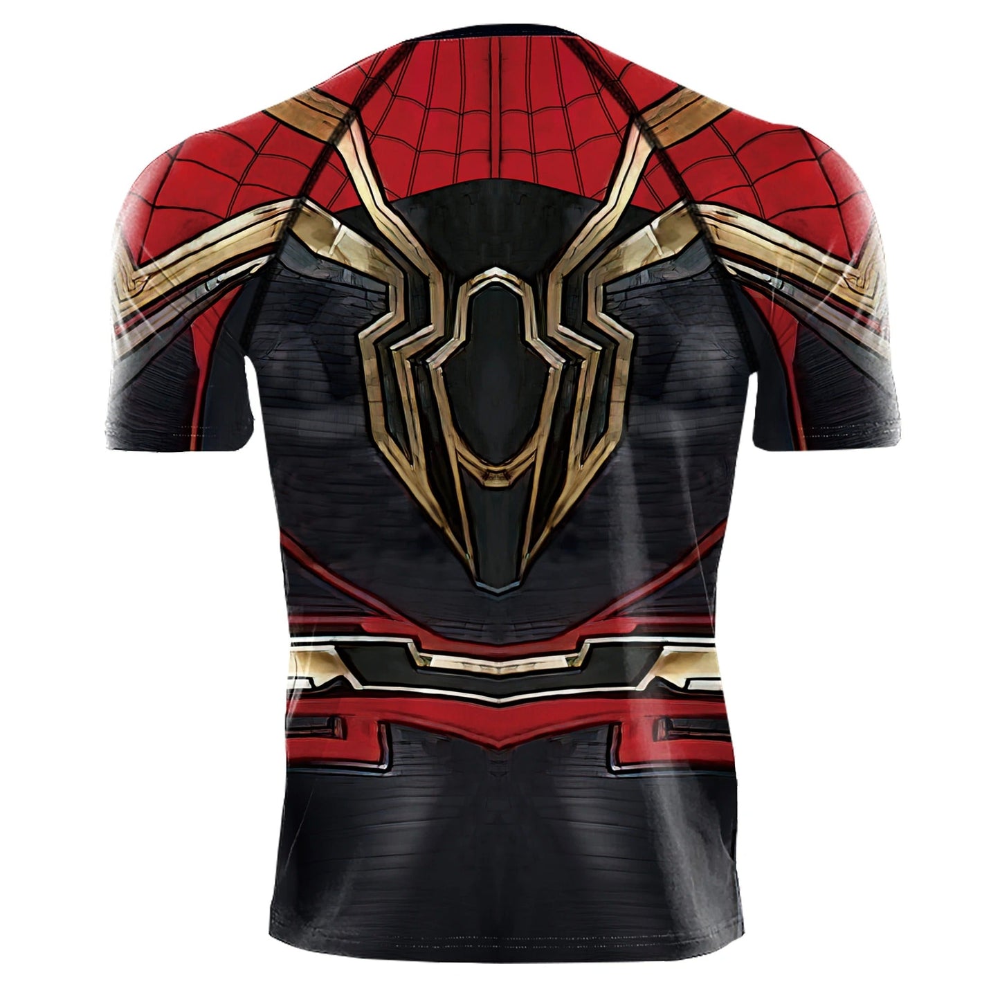 T shirt spiderman compression - L / Rouge