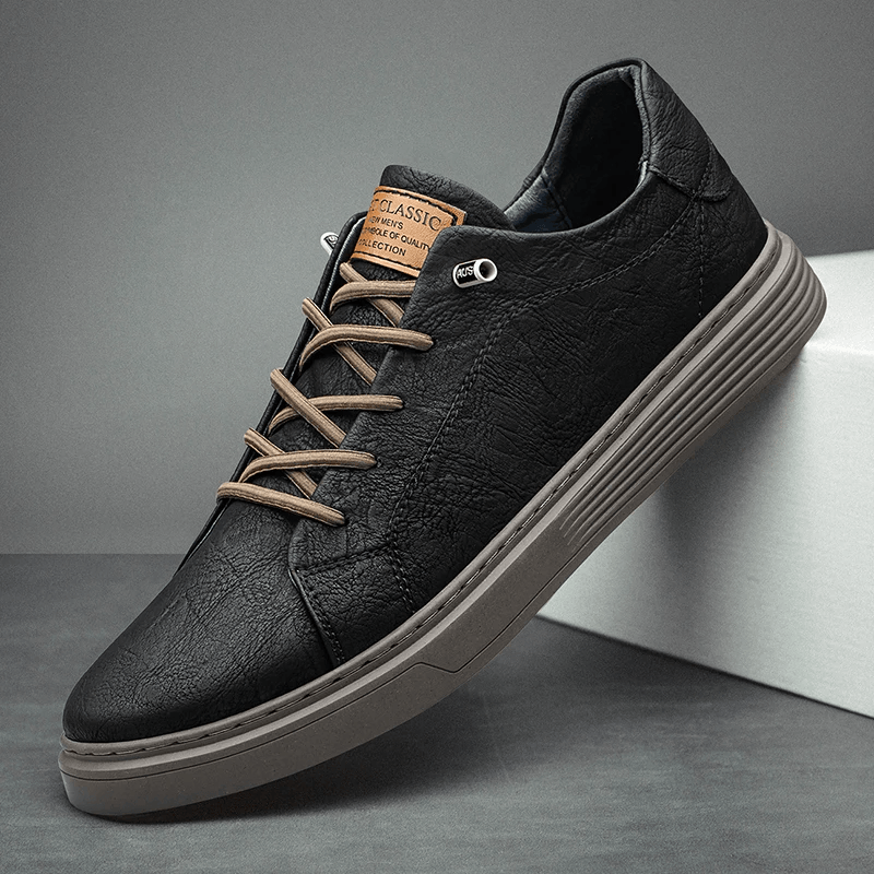 Chaussures à l'italienne en cuir Confort Orthopédique