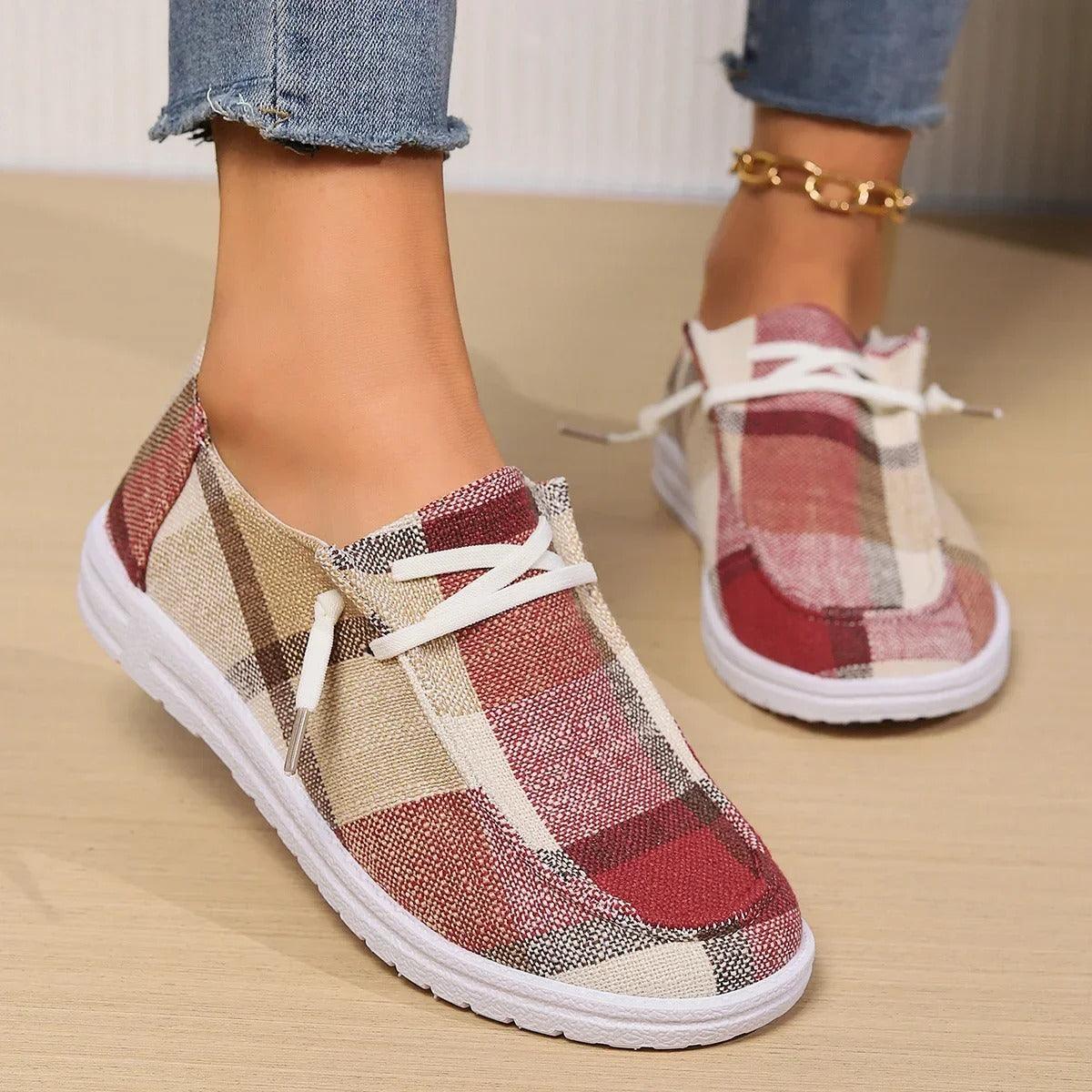 Chaussures Orthopédiques en toile pour dames Catherine - - Confort Orthopédique