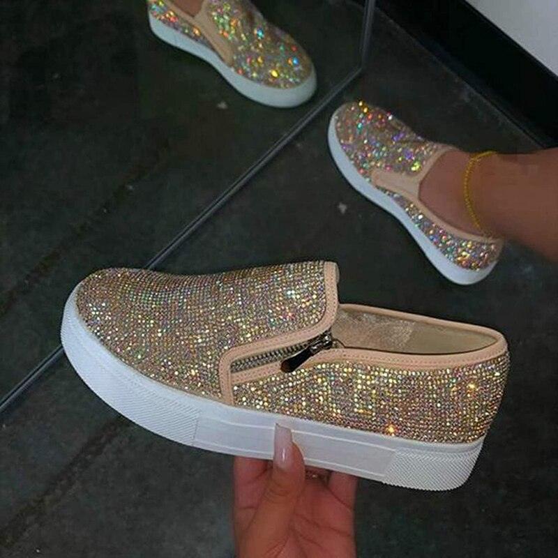 Mocassins orthopédiques brillants confort + pour femme Confort Orthopédique