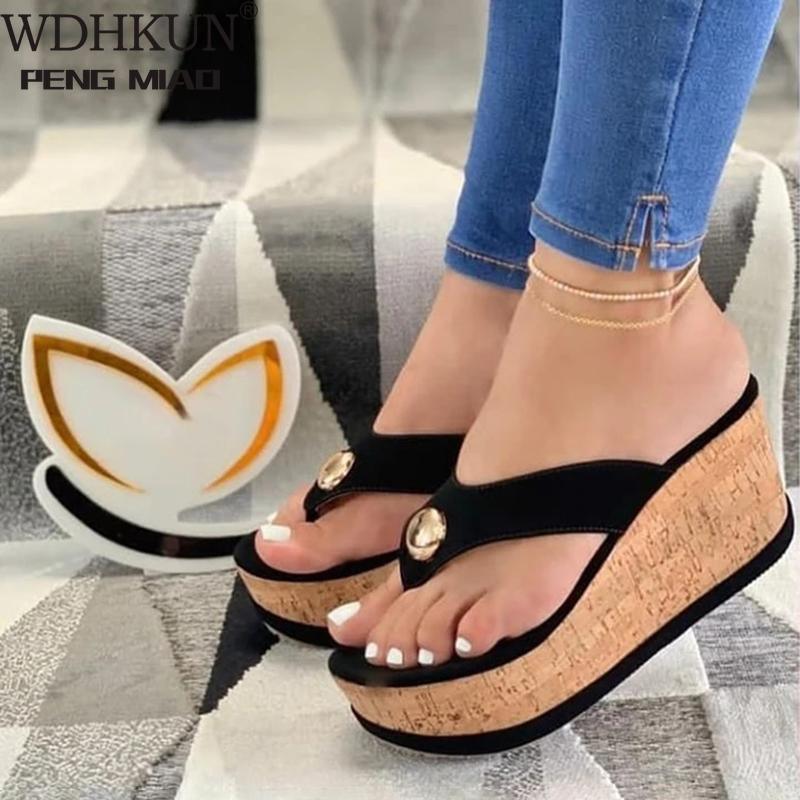 Tong Femme Compensees, Mode Sandales Orthopediques Femmes de Fasciite Plantaire avec Soutien Redresser, Confortable Faux Cuir Plateforme Flip Flop à Motif de DéCor en MéTal(Size:35EU,Color:abricot Tong Femme Compensees, Mode Sandales Orthopediques Femmes de Fasciite Plantaire avec Soutien Redresser, Confortable Faux Cuir Plateforme Flip Flop à Motif de DéCor en MéTal(Size:35EU,Color:abricot