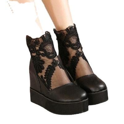 Chaussures femme dentelle Elouise Confort Orthopédique
