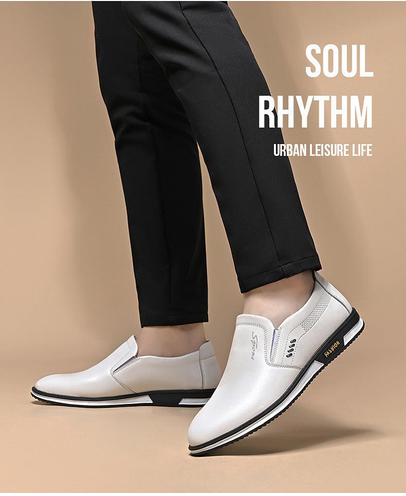 Mocassins décontractés en cuir pour hommes - Oxford Confort Orthopédique