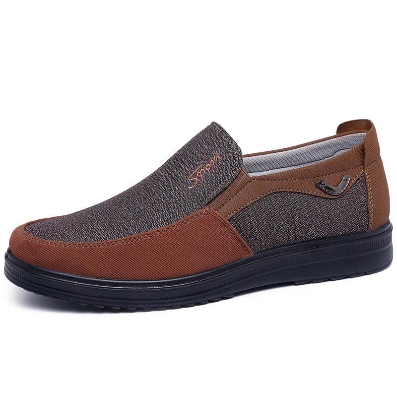 Mocassins Classiques en Toile pour Homme - Moxy Confort Orthopédique