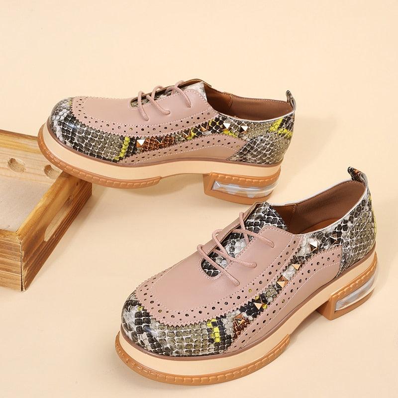 Moccasins orthopédiques Vintage British Style Oxfords Confort Orthopédique