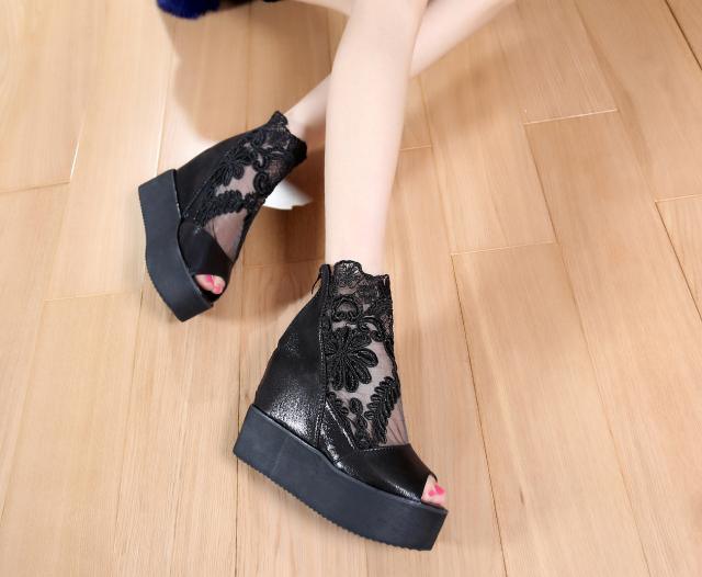Chaussures en dentelle pour femmes Confort Orthopédique