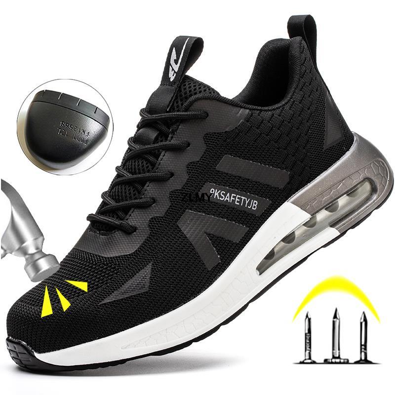 Chaussures de sécurité respirantes à bout en acier pour hommes - Sharly Confort Orthopédique