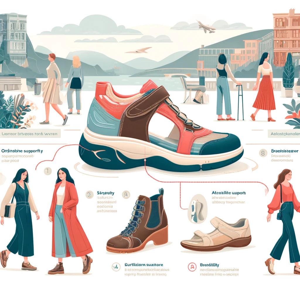 Chaussures Orthopediques A La Mode Pour Femmes